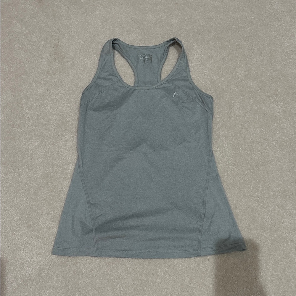 Gray Racerback Tank Top - XS